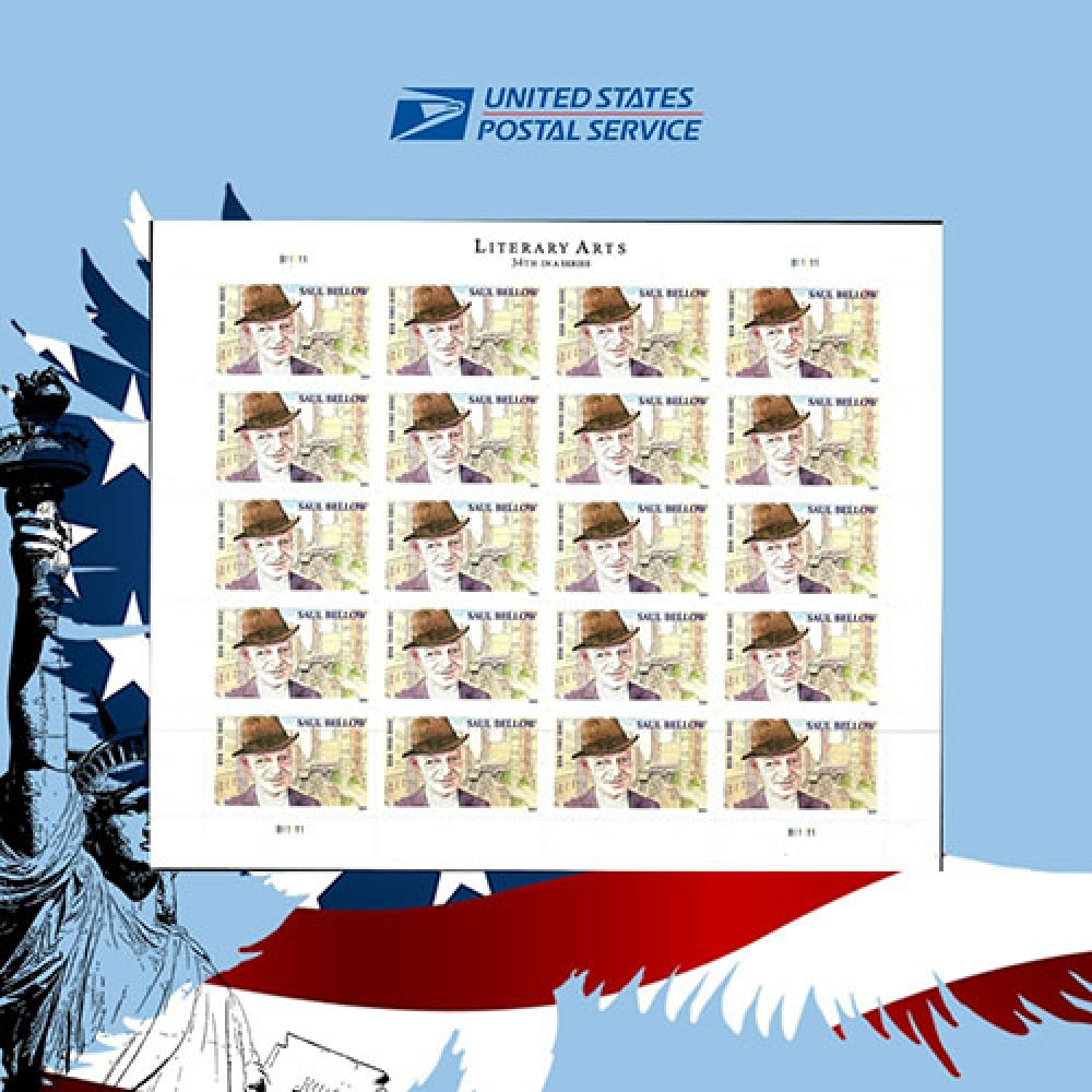 (2024) USPS Saul Bellow Forever Stamps