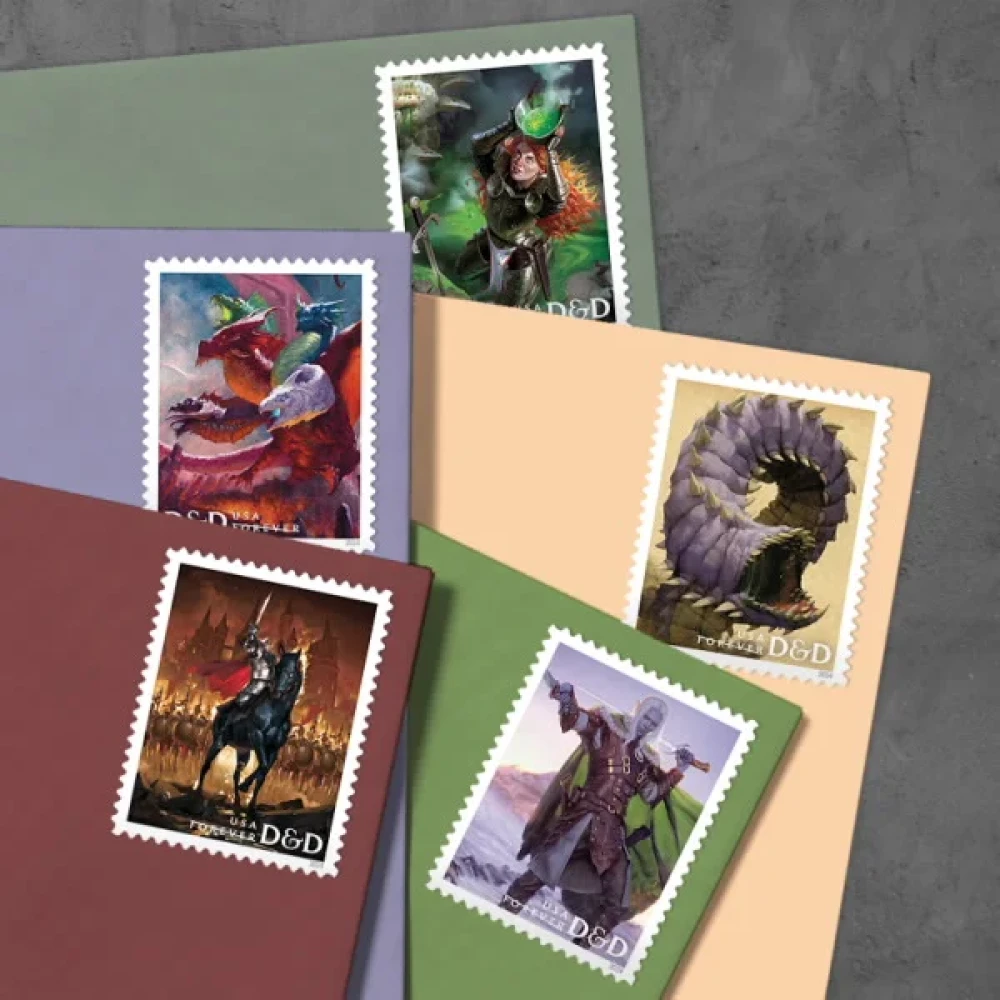 (2024) Dungeons & Dragons Forever Stamps