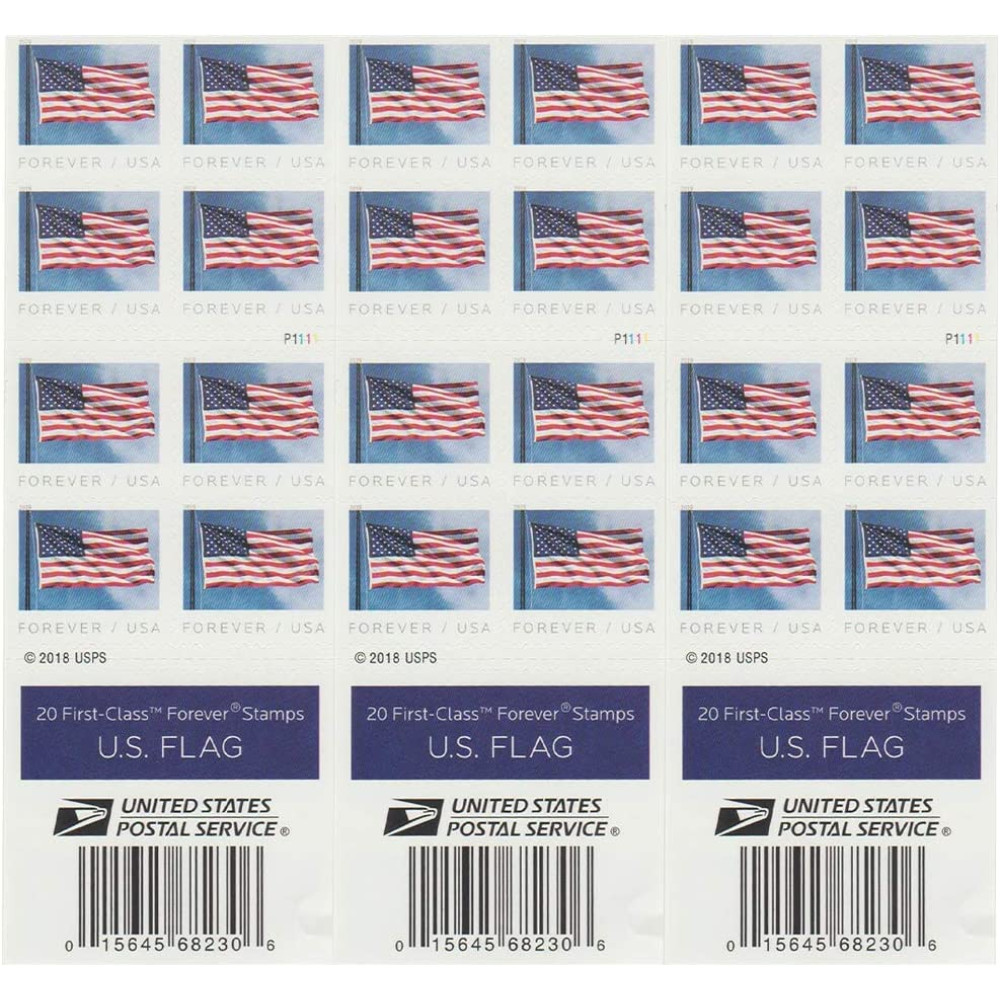 (2019) USPS Flag Forever First Class Postage Stamps
