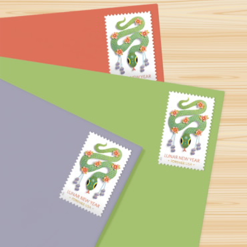 (2025) Lunar New Year: Year of the Snake Stamps, Sheet of 20 Forever