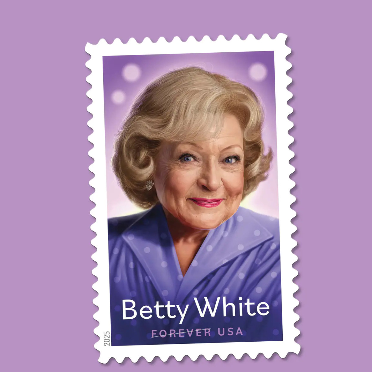 (2025) Betty White Stamps Sheet of 20