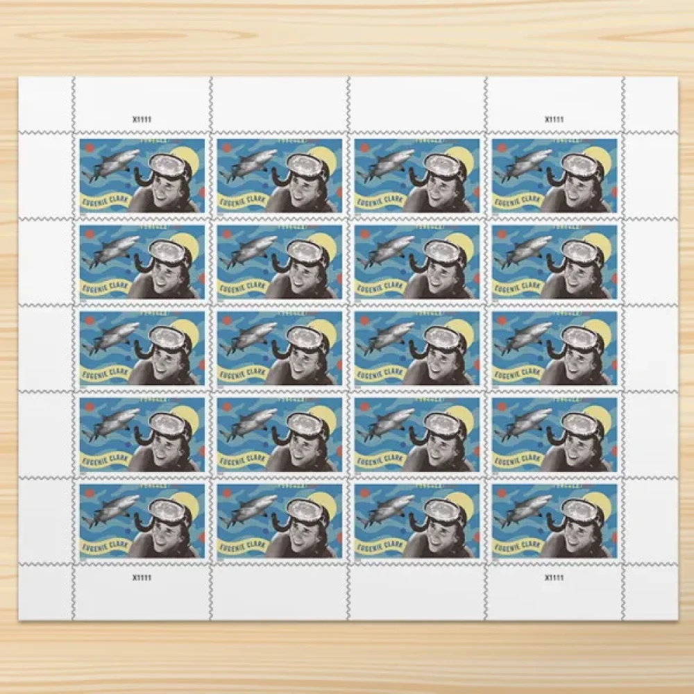 (2022) USPS Eugenie Clark Postage Stamps
