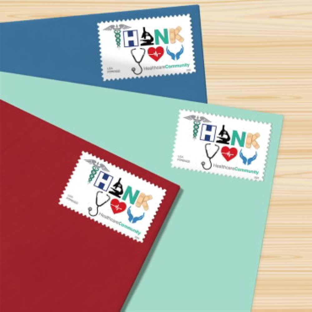 (2024) Thank You, Healthcare Community Stamps, Sheet of 20 Forever