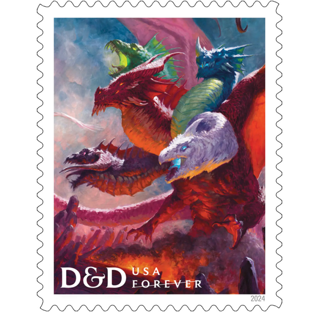 (2024) Dungeons & Dragons Forever Stamps