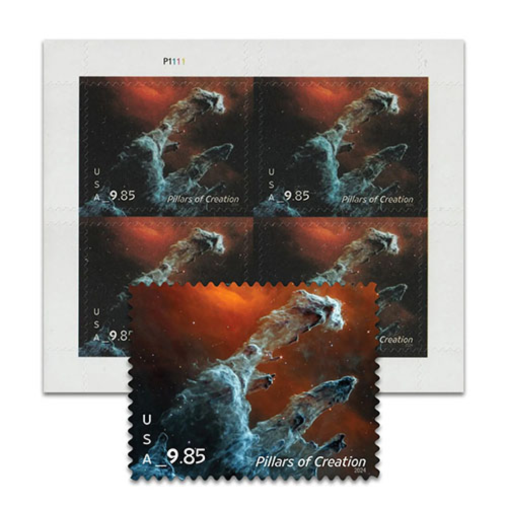 (2024) USPS Pillars of Creation forever stamps
