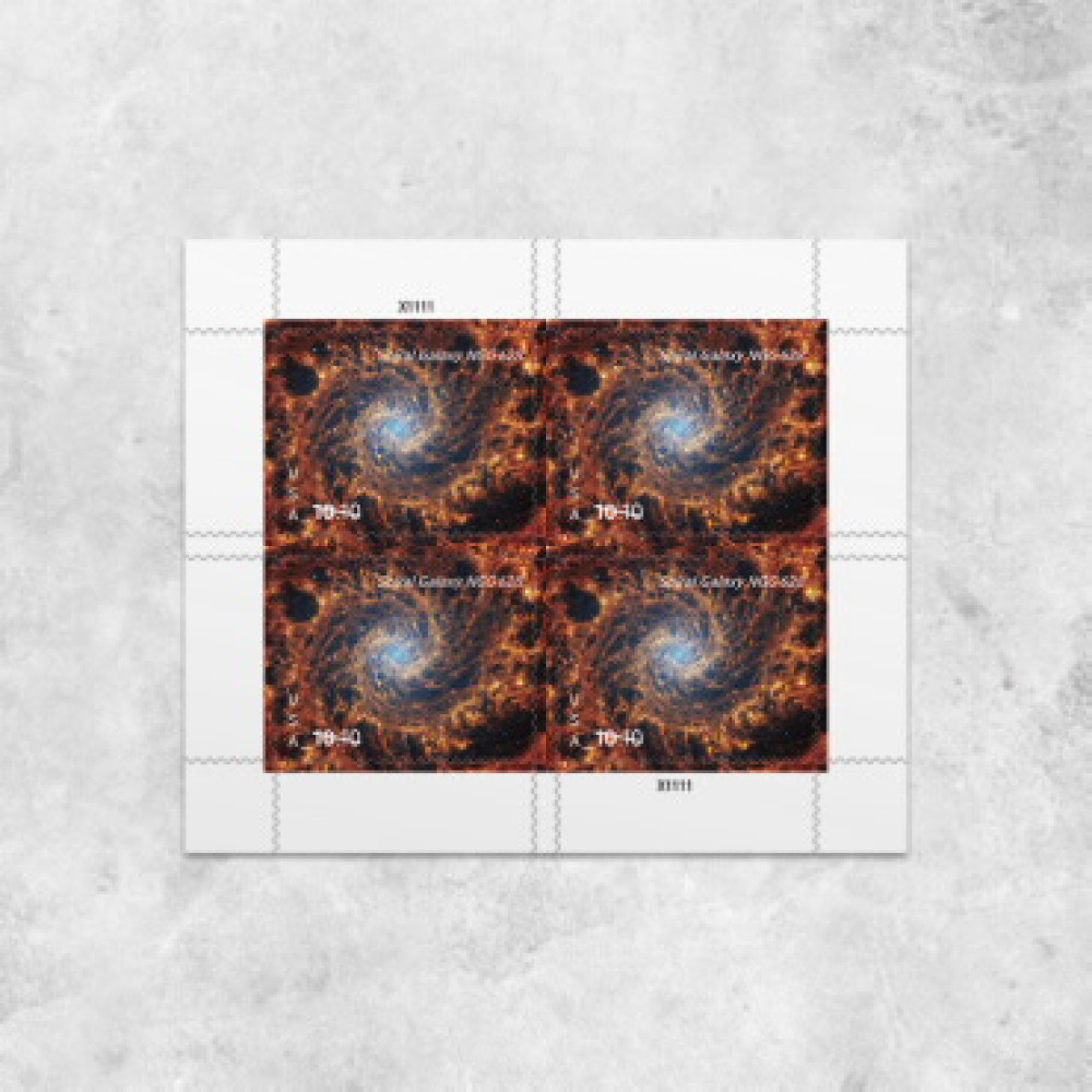 (2025) Spiral Galaxy Priority Mail Stamps, Sheet of 4