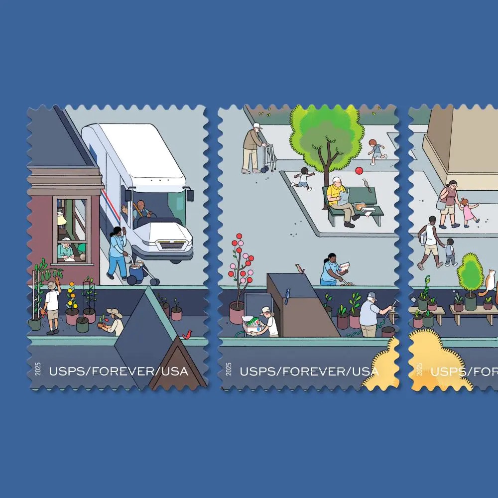 (2025) USPS 250 Years of Delivering Stamps, Sheet of 20