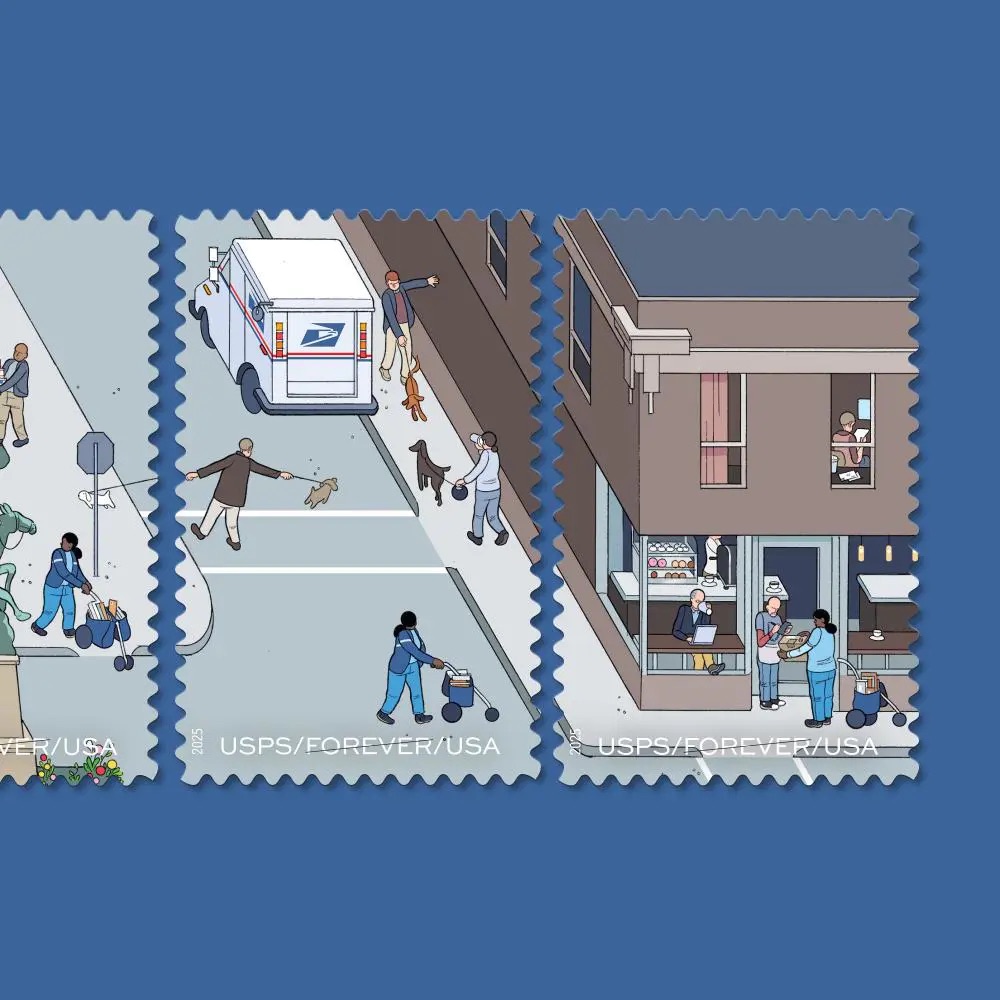 (2025) USPS 250 Years of Delivering Stamps, Sheet of 20