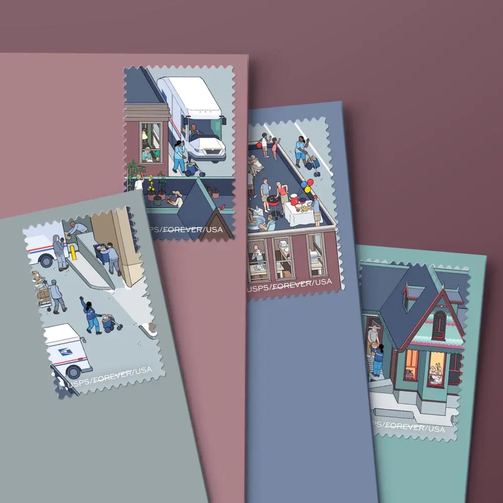 (2025) USPS 250 Years of Delivering Stamps, Sheet of 20