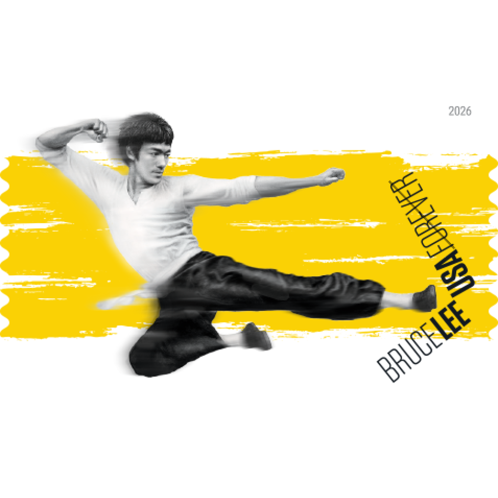 (2026) Bruce Lee Forever Stamps, Sheet of 20
