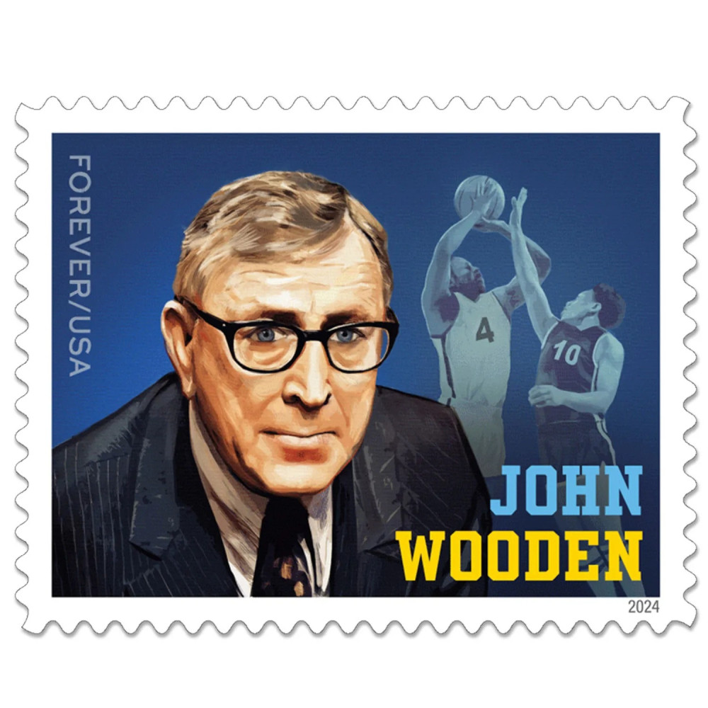 (2024) U.S Forever Stamps - John Wooden