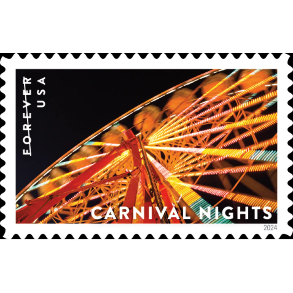 (2024) Carnival Nights US Forever Stamps