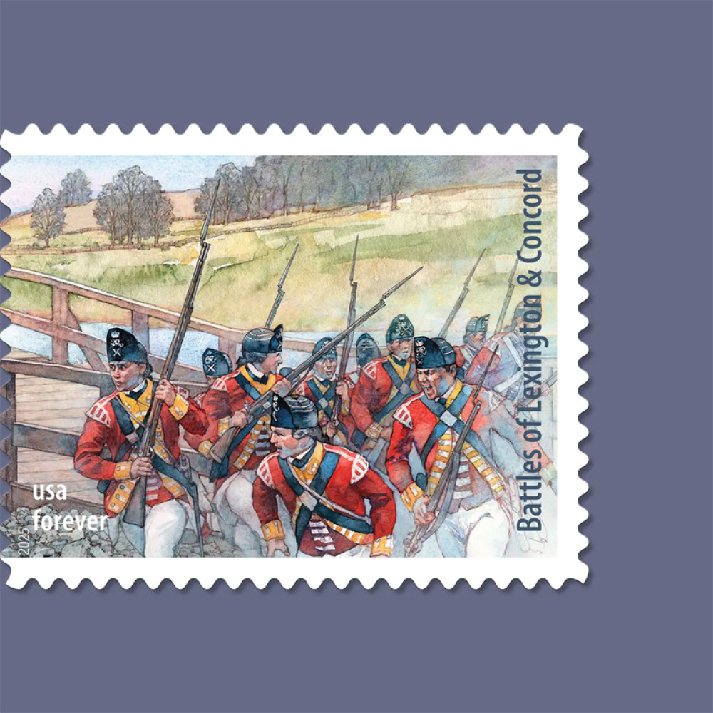 (2025) Battlefields of the American Revolution Stamps Sheet of 15