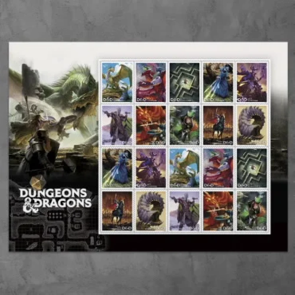 (2024) Dungeons & Dragons Forever Stamps