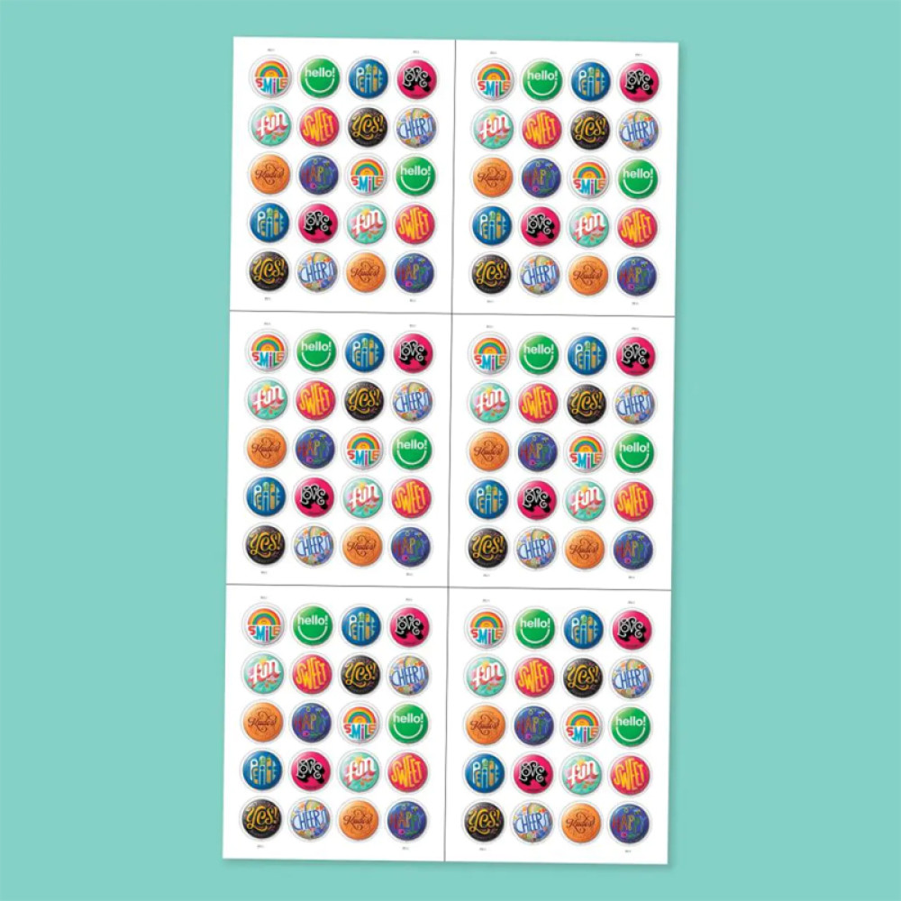 Pinback Buttons Forever Stamp - 2024