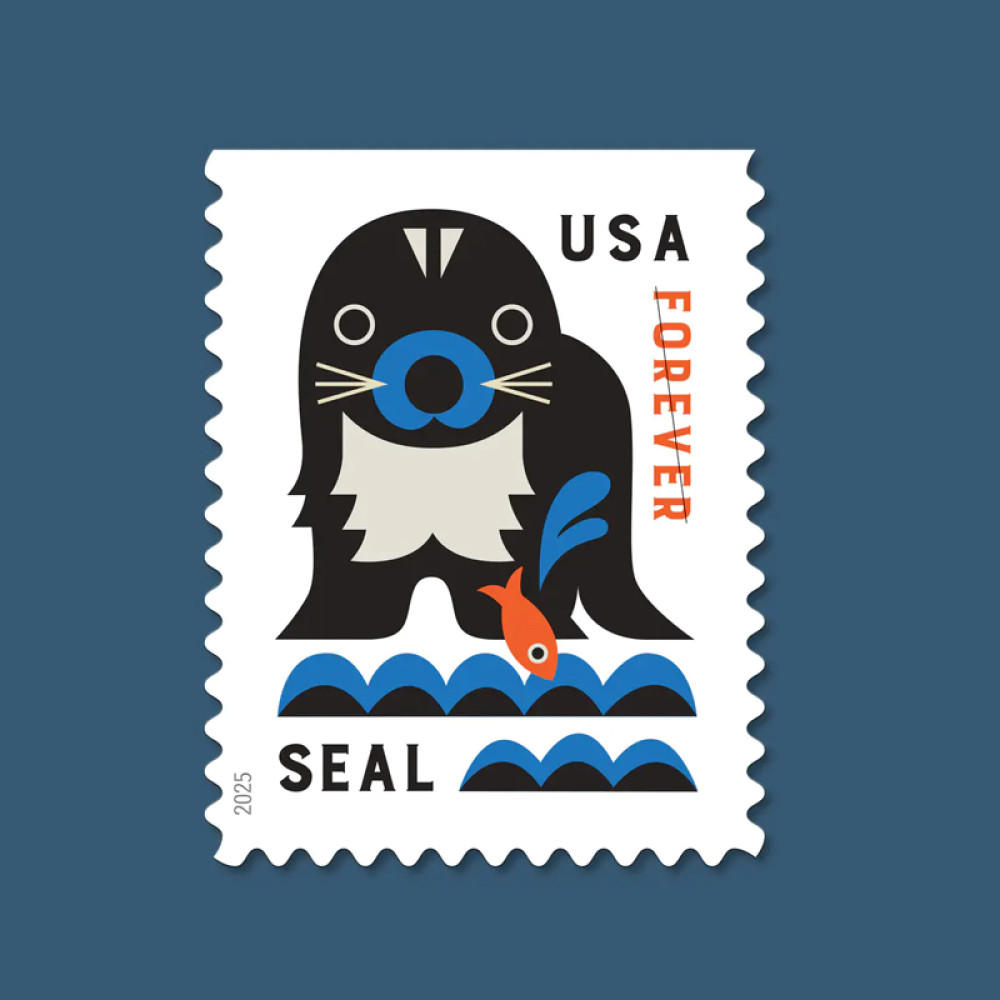 (2025) Baby Wild Animals Stamps, Booklet of 20