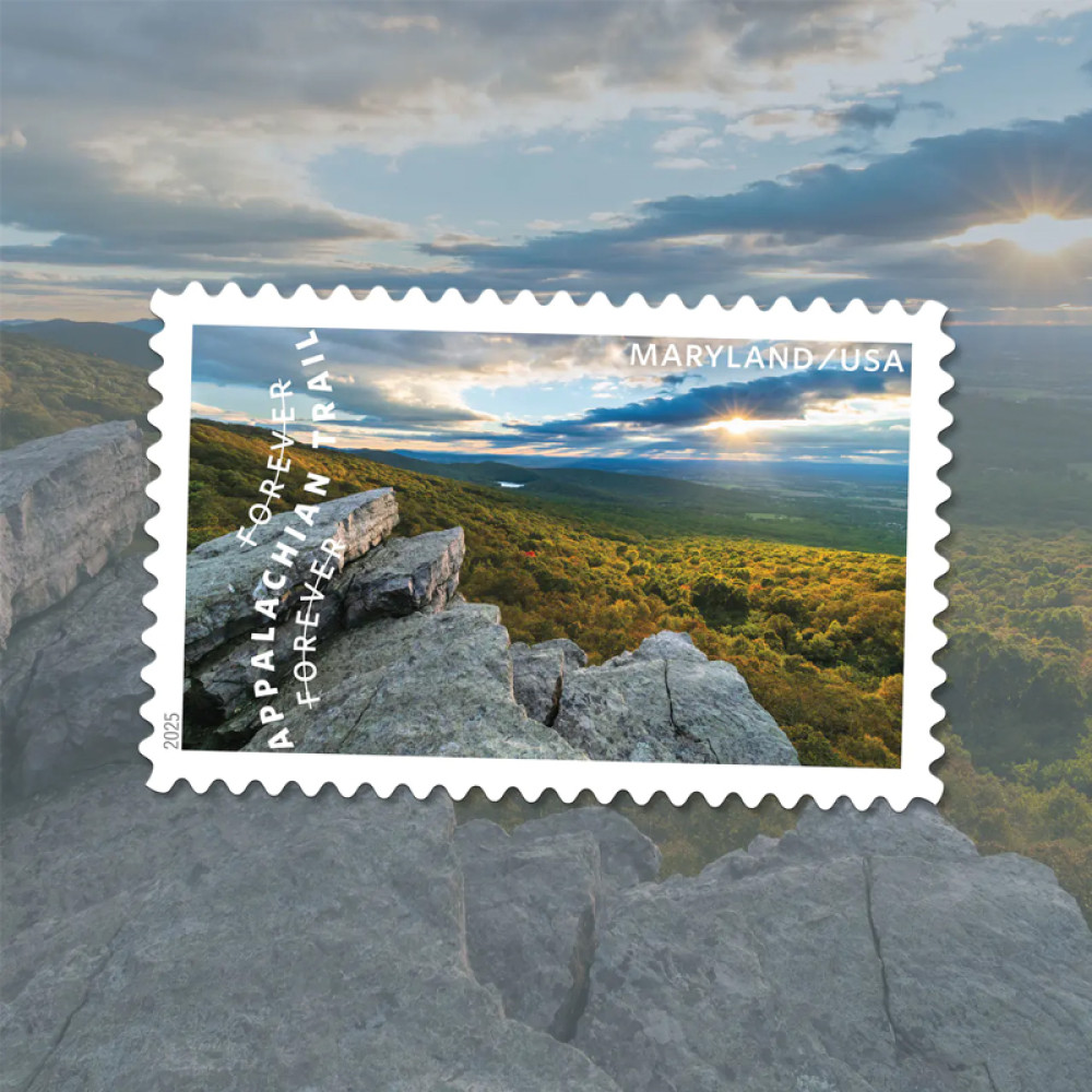 (2025) The Appalachian Trail Forever Stamps, Sheet of 15 | Multiple Stamp Designs