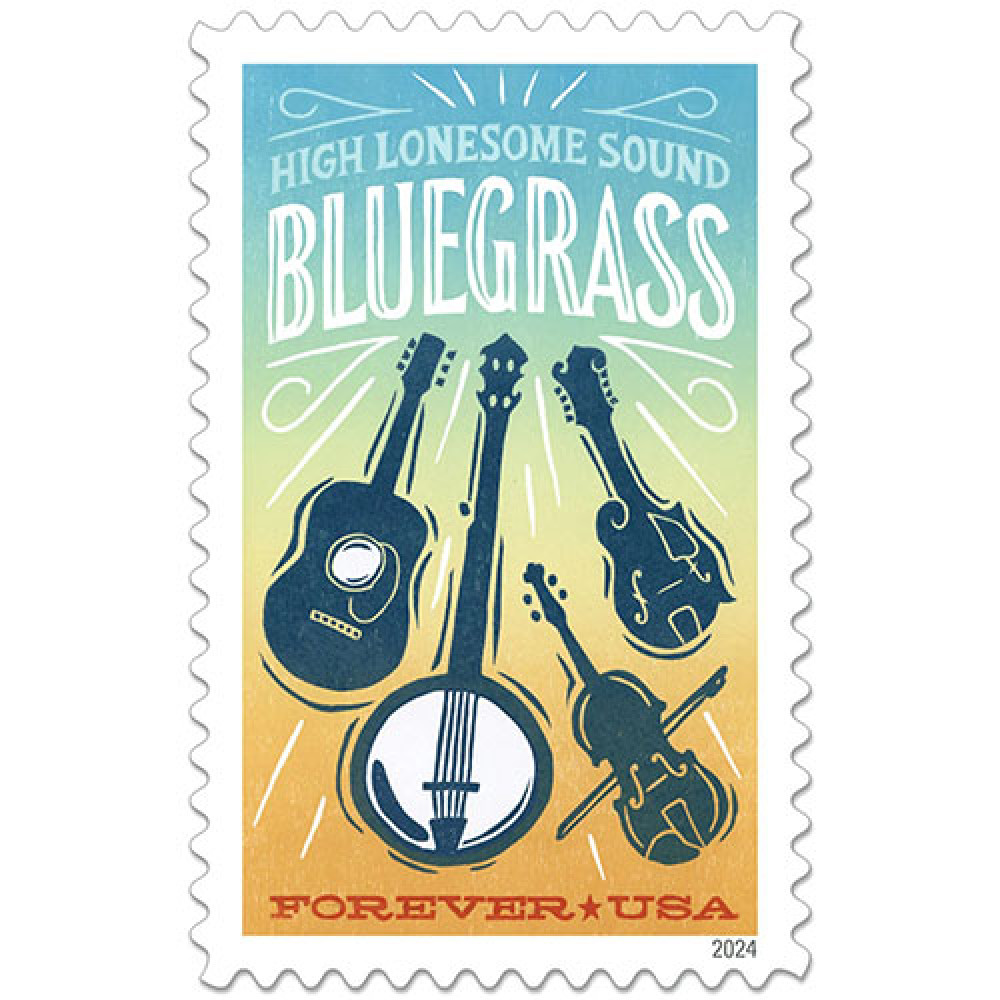 (2024) USPS Bluegrass Guitar Forever Stamps