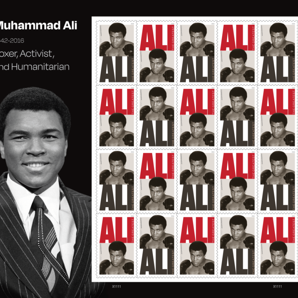 (2026) Muhammad Ali Forever Stamps, Sheet of 20
